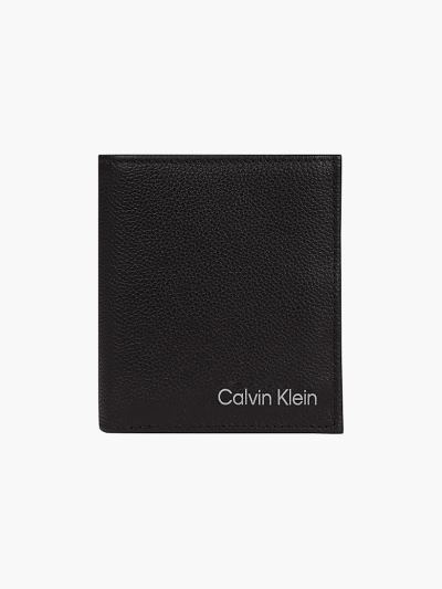 Calvin Klein Táskák & Kiegészítők HU535242 | Calvin Klein Bőr Trifold Férfi Pénztárca Fekete